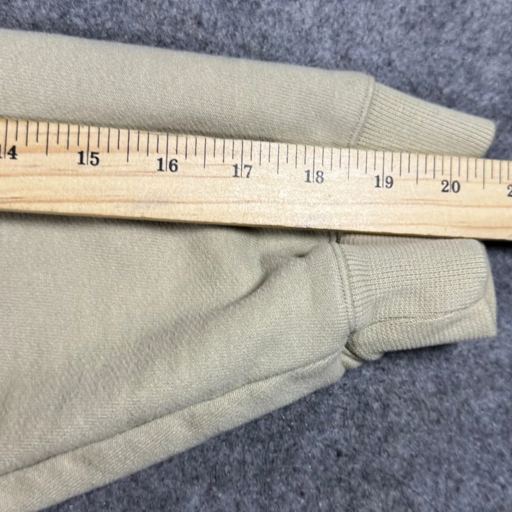 Alo Yoga Shacket Womens Large Beige Renown Cropped French Terry Button Jacket